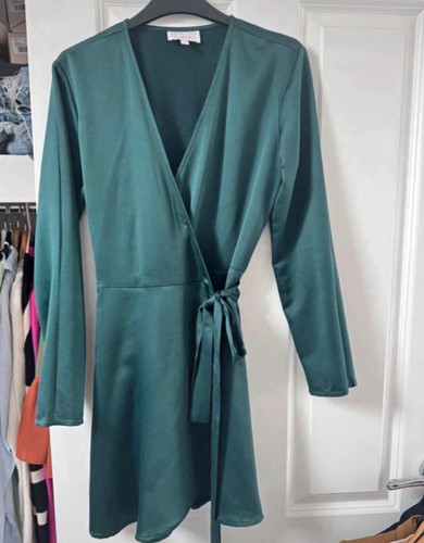 Dancing leopard green satin - leopard,