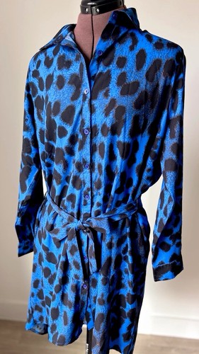Dancing leopard shirt dress - dancing,