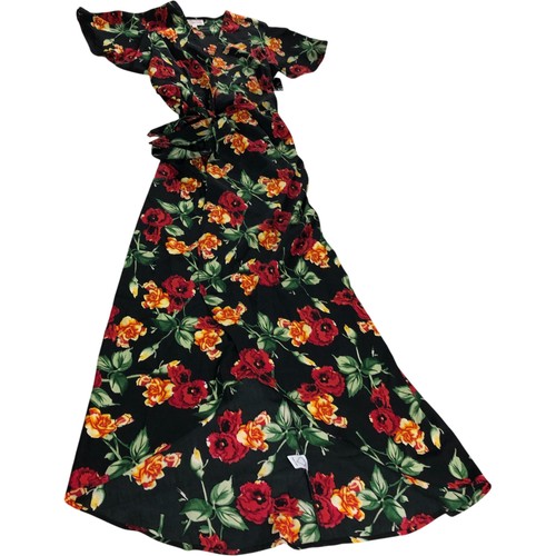 Dancing leopard floral maxi - leopard,