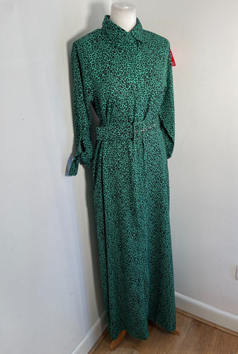 Dancing leopard maxi shirt - leopard,
