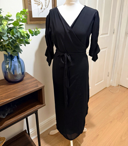 Dancing leopard black wrap - leopard,