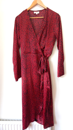 Dancing leopard wrap dress - wrap,