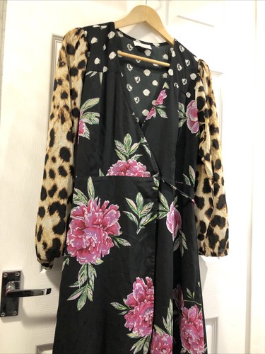 Ladies black patterned - black,