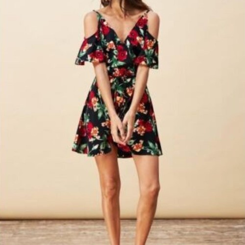 Dancing leopard floral - floral, mini