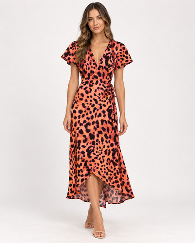 Dancing leopard yondal wrap - leopard,