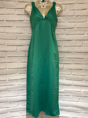 Dancing leopard green satin - leopard,