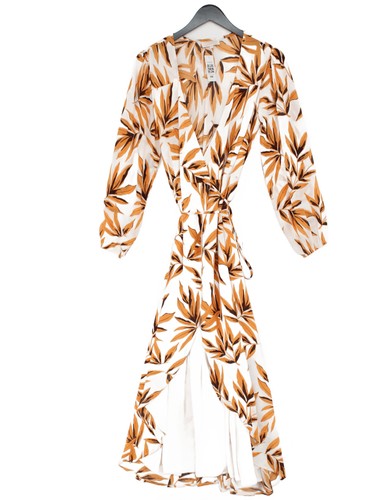 Dancing leopard wrap midi - wrap,