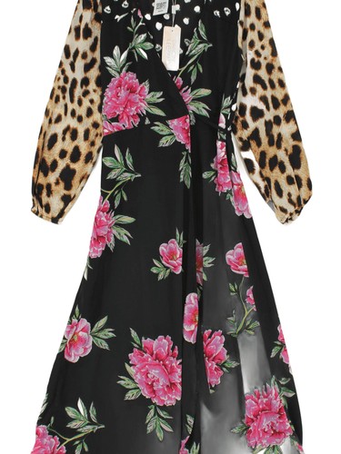 Dancing leopard wrap maxi - dancing,